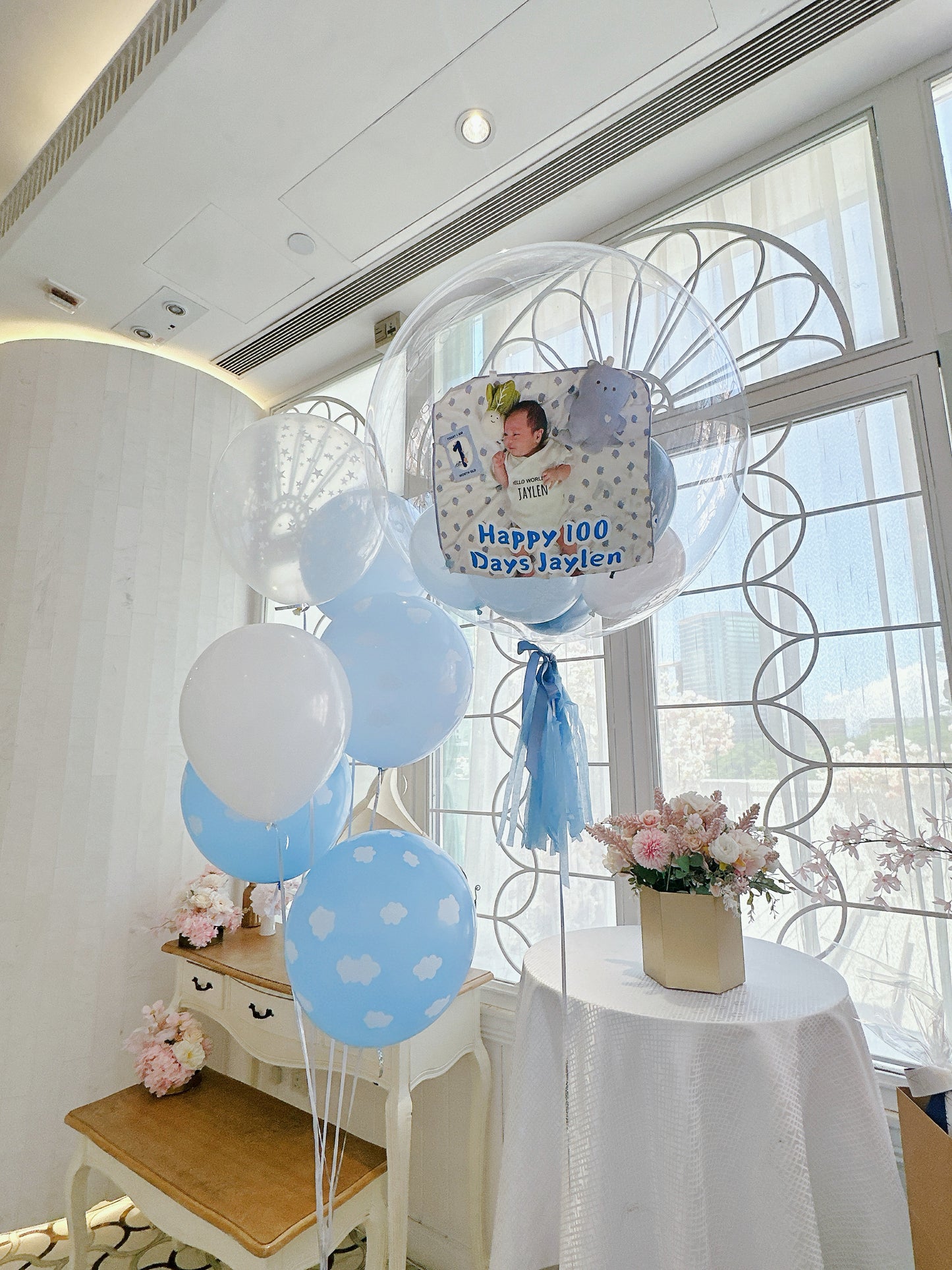 彩print bb樣氣球串套裝  Baby Balloon Bouquet Set