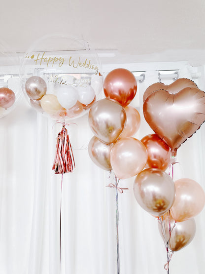 婚禮氣球串套裝 Wedding Balloon Bouquet Set