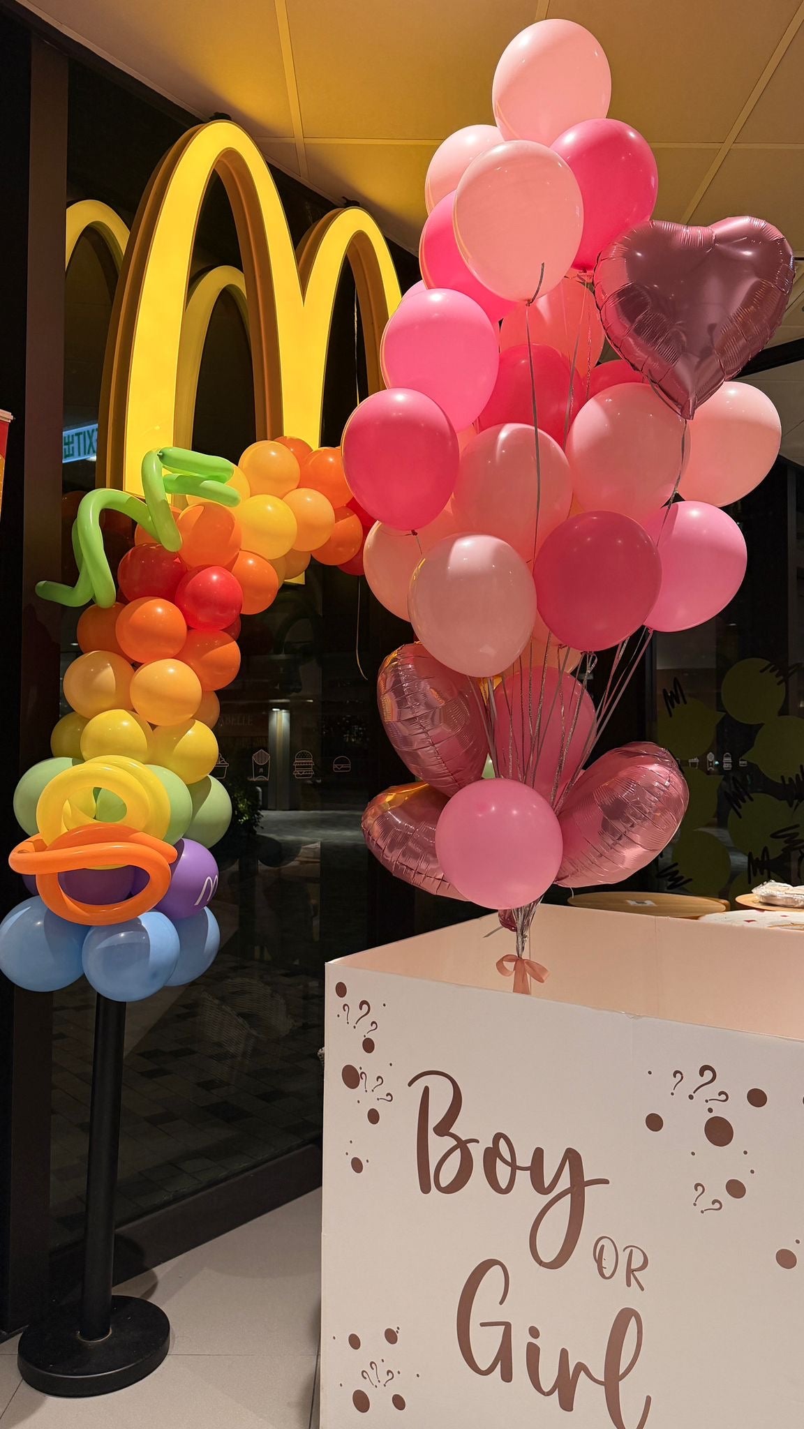 性別揭曉氣球盒子Baby Gender Reveal Suprise Box