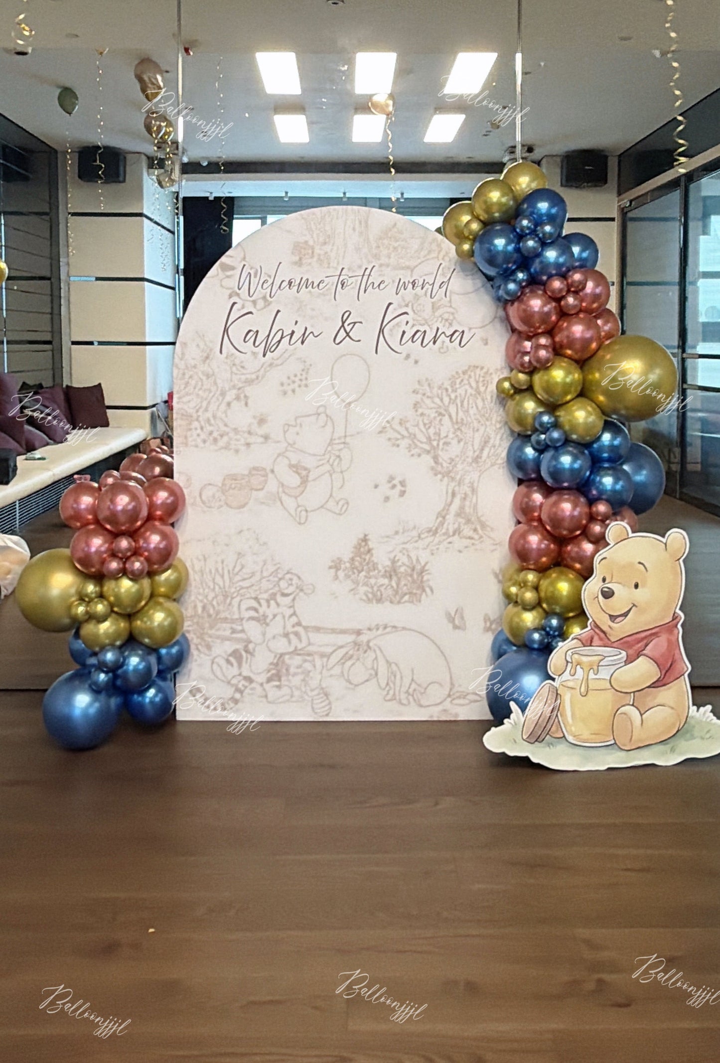 Welcome Baby氣球佈置