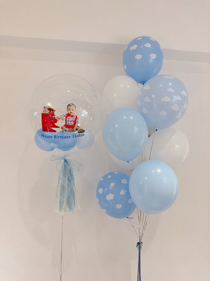 彩print BB相生日氣球串套裝 Photo Printing Balloon Bouquet Set