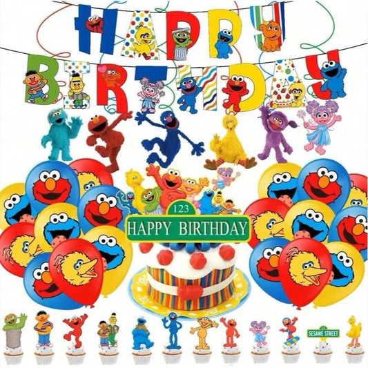芝麻街氣球材料包 Sesame Street Balloon package