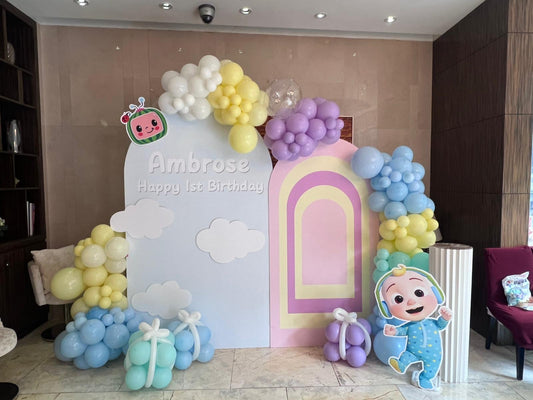 Cocomelon生日氣球佈置Birthday Balloon Deco