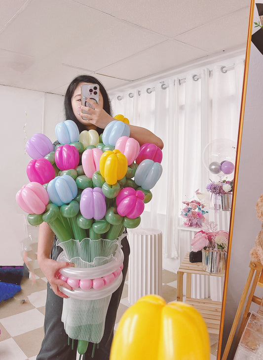 鬱金香氣球花束(S size) Balloon Flower Bouquet