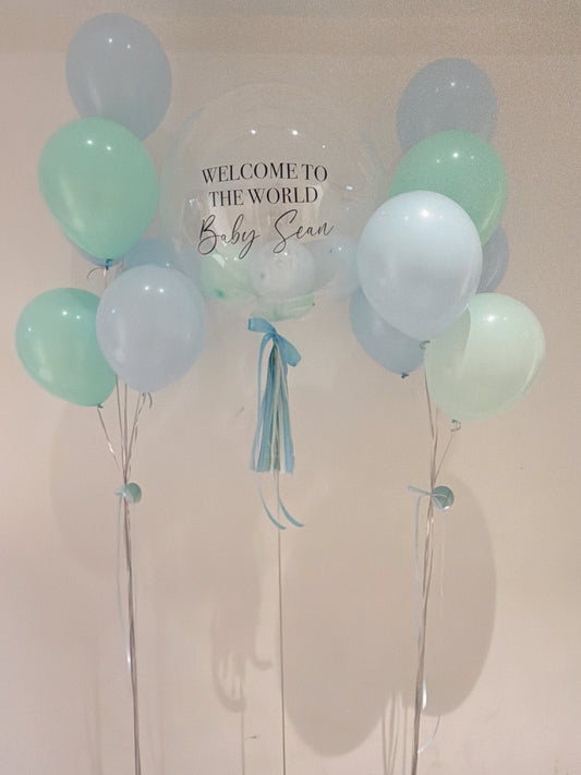 Welcome Baby氣球串套裝 Welcome Baby Balloon Bouquet Set