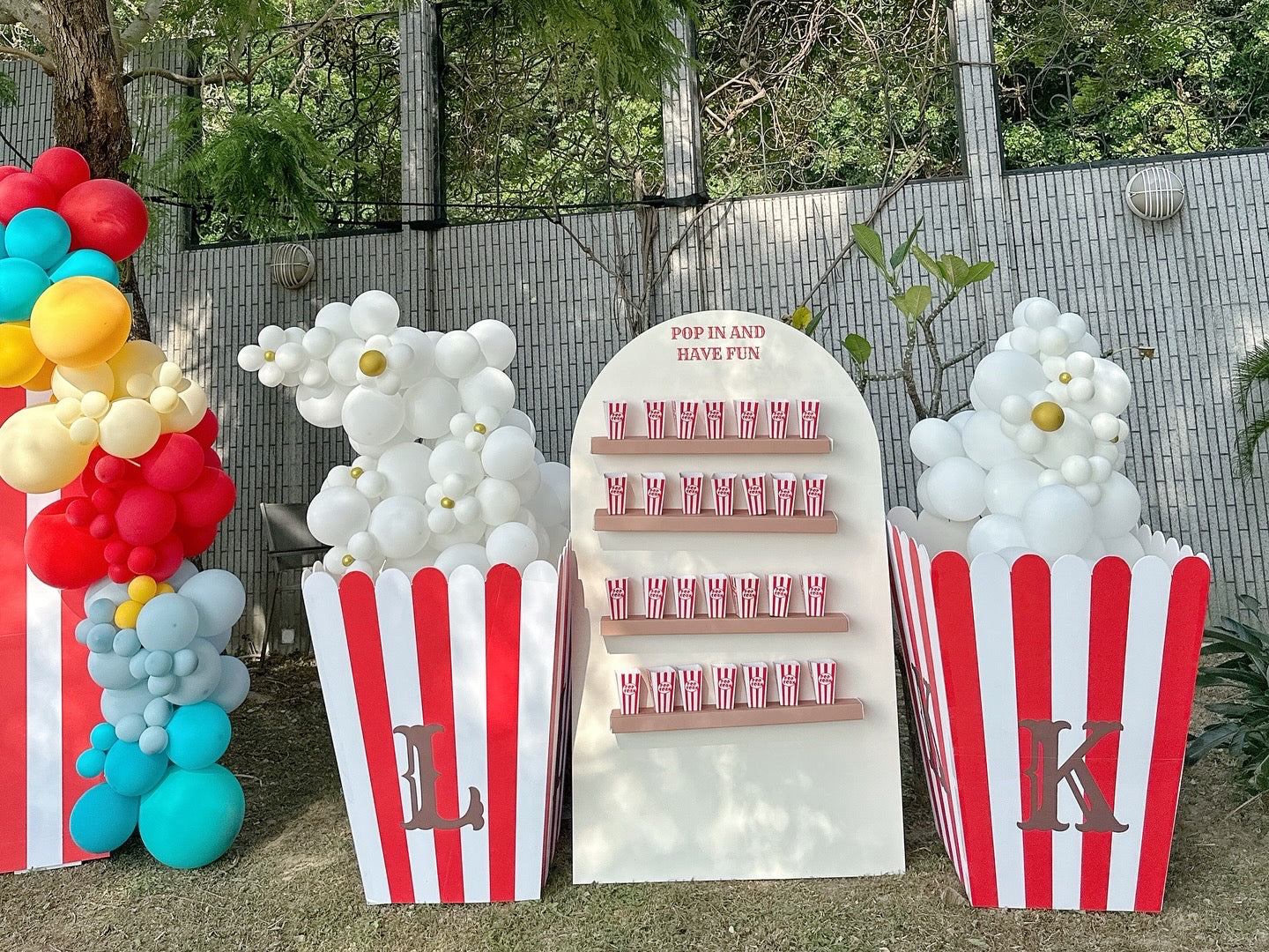 馬戲團生日氣球佈置Carnival Birthday Balloon Deco