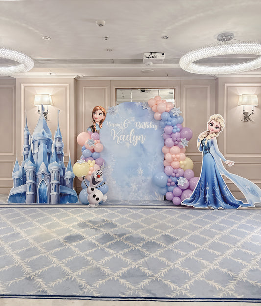 Elsa生日氣球佈置Elsa Birthday Balloon Deco