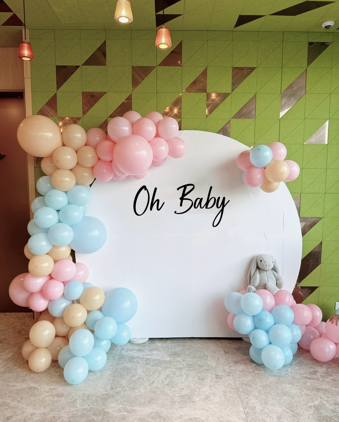 性別揭曉氣球佈置Baby Gender Balloon Deco