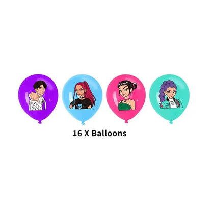 滅魔女團生日氣球材料包Kpop Demon Hunter Balloon package