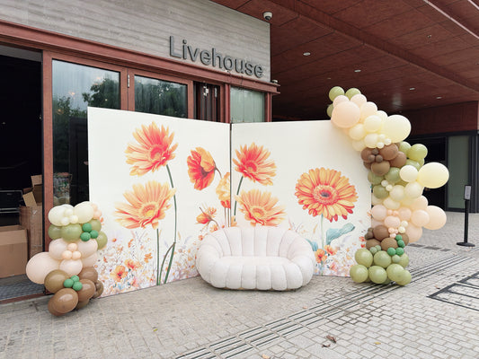 婚禮花花氣球佈置Wedding Balloon Deco