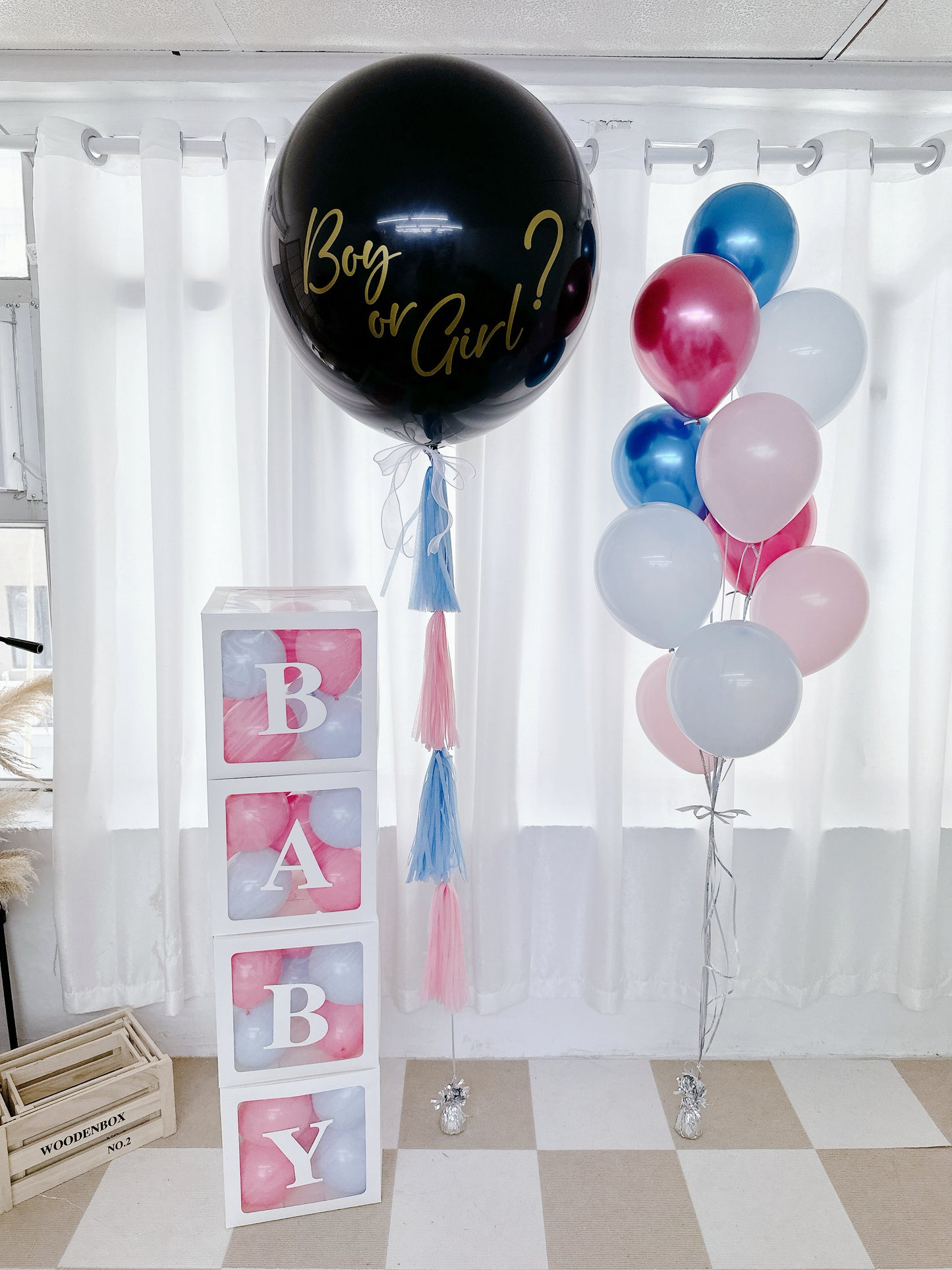 性別揭曉氣球套裝Baby Gender Reveal Balloon Set