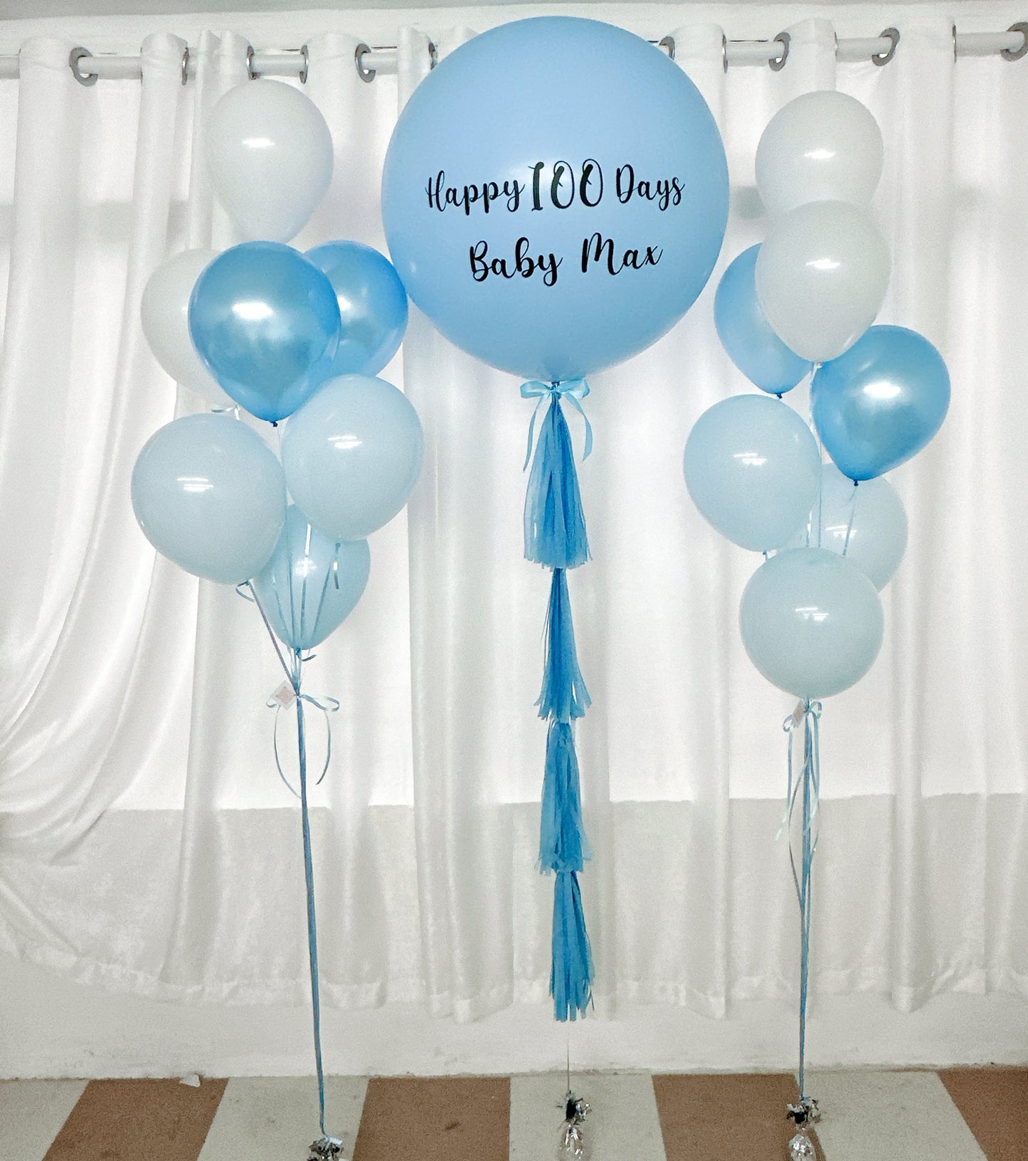 100日熊仔氣球座套裝 100 Days Bear Theme Balloon Set