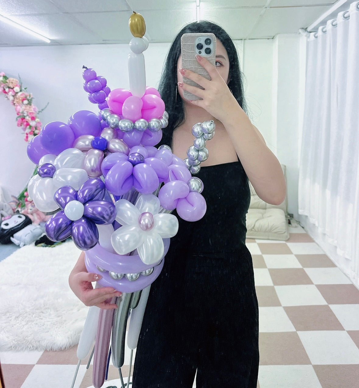 生日氣球花束Birthday Flower Balloon Bouquet