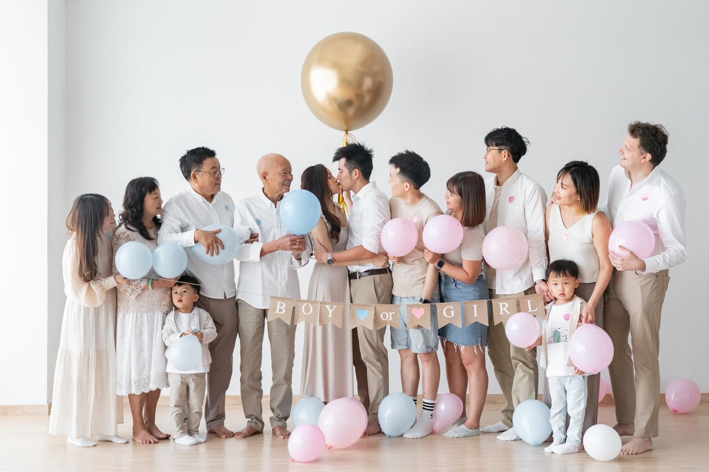 性別揭曉氣球Baby Gender Reveal popping Balloon