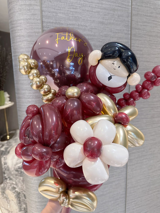 父親節氣球花束 Fther's Day Balloon Flower Bouquet