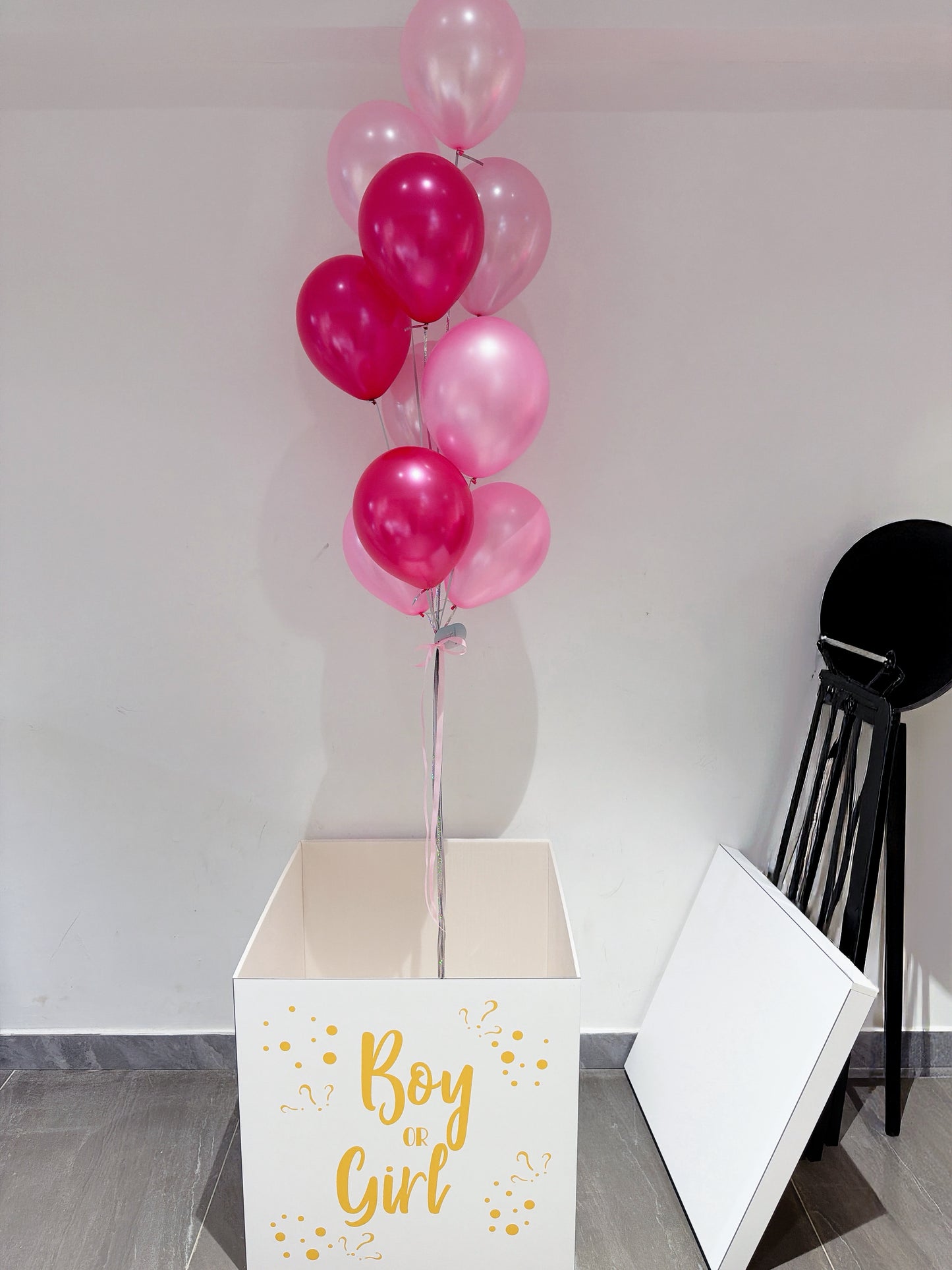 性別揭曉氣球盒子Baby Gender Reveal Suprise Box