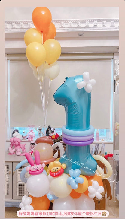 Kuromi主題公仔氣球座 Balloon Set
