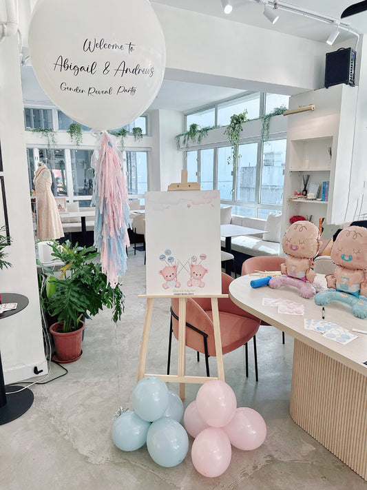 Baby Gender Reveal投票迎賓牌Baby Gender Reveal Voting Board