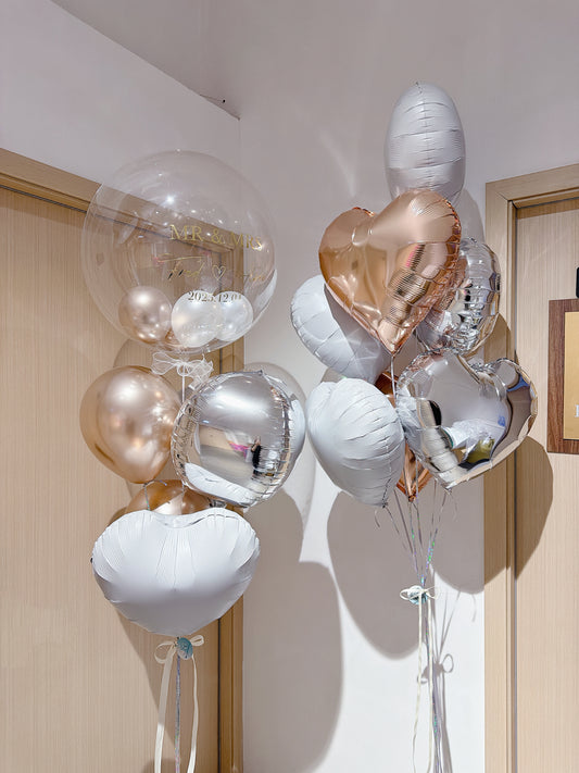 婚禮氣球串套裝 Wedding Balloon Bouquet Set
