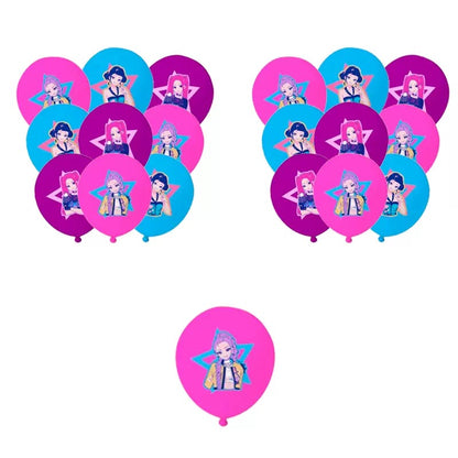 獵魔女團生日氣球材料包Kpop Demon Hunter Balloon package