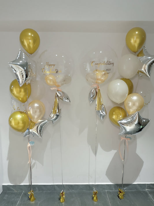 畢業氣球串套裝 Graduation Balloon Bouquet Set