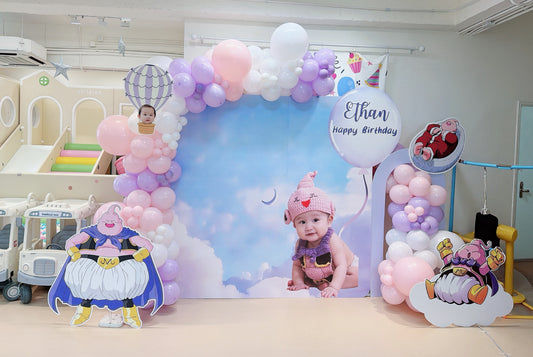 魔人布歐生日氣球佈置 Birthday Balloon Deco