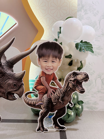 恐龍主題小朋友生日氣球佈置