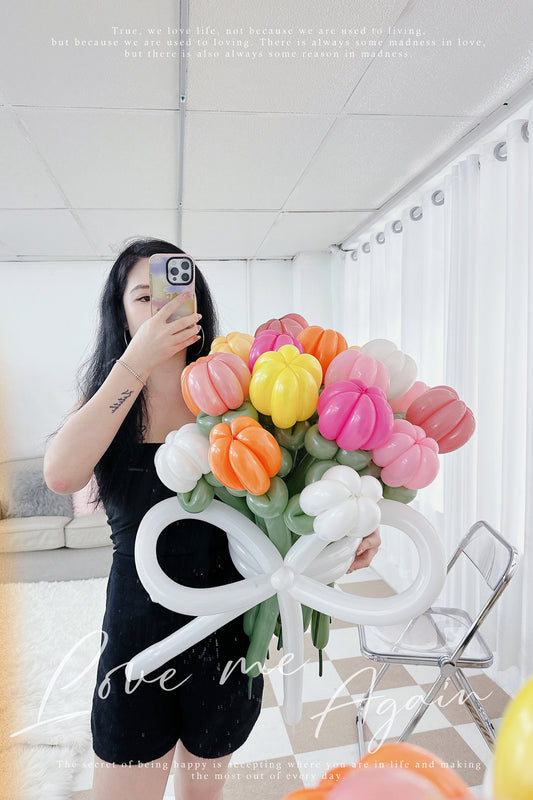 鬱金香氣球花束 Balloon Flower Bouquet