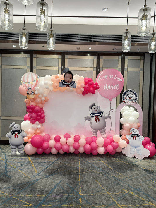 米芝蓮百日宴氣球佈置 Michelin 100 Days Balloon Deco