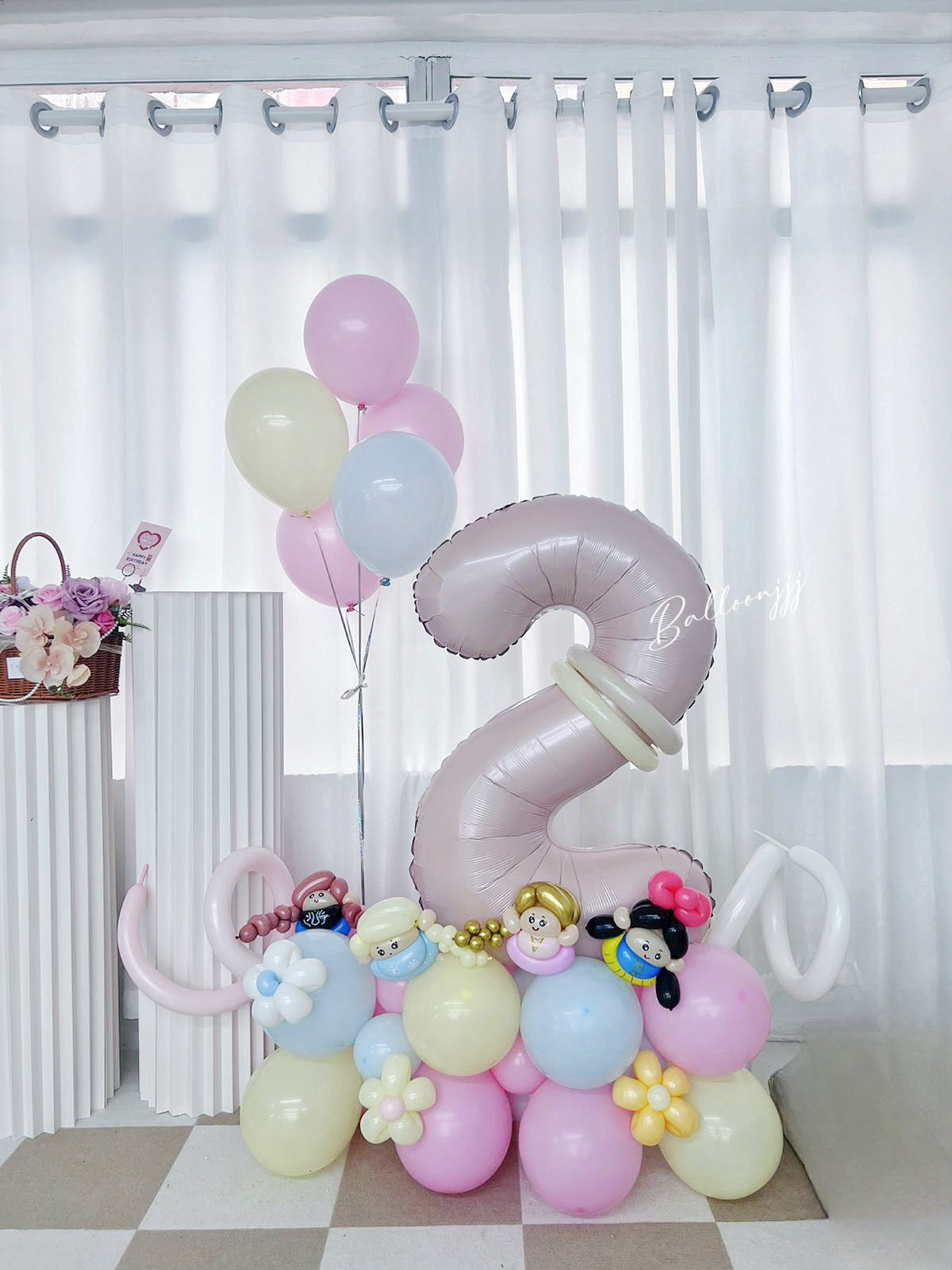Kuromi主題公仔氣球座 Balloon Set