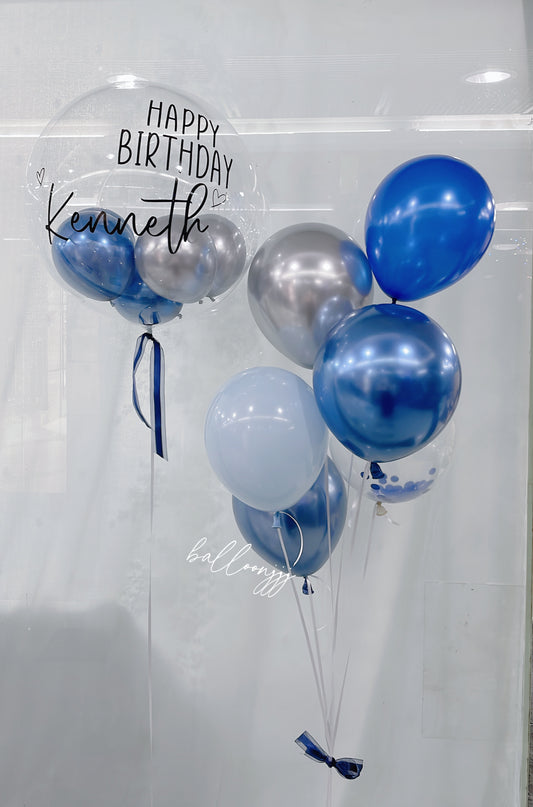 生日氣球串套裝(送男士首選）Birthday Balloon Bouquet Set