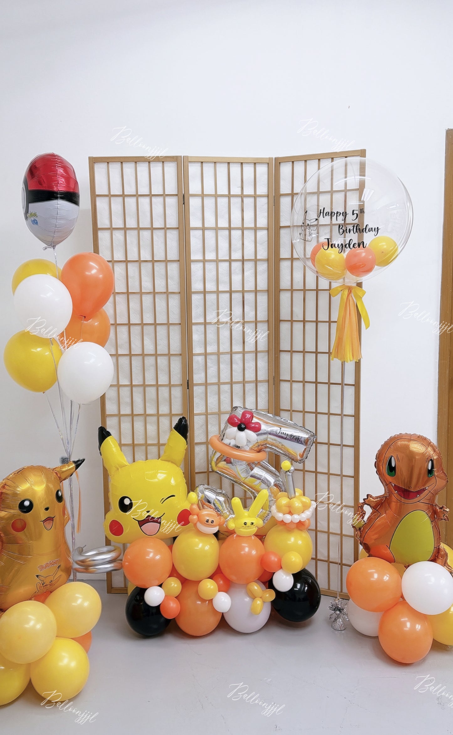 Pokemon公仔氣球座套裝