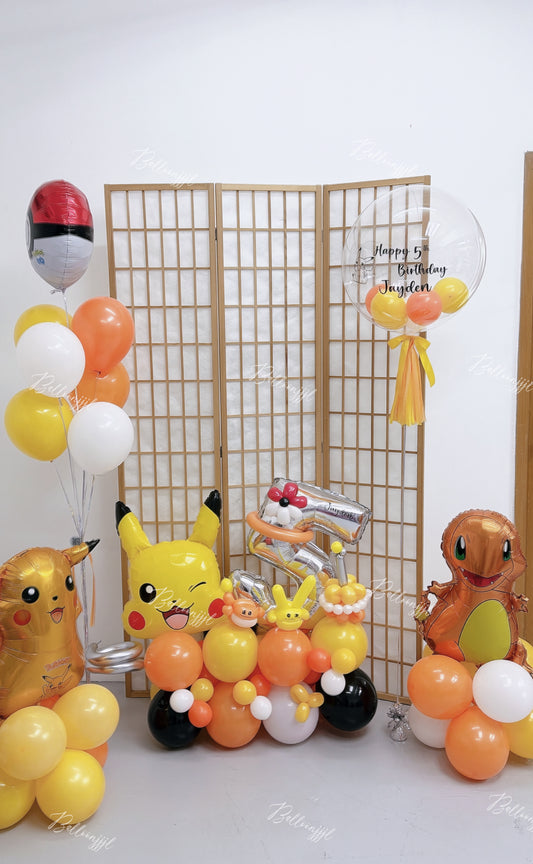 Pokemon公仔氣球座套裝