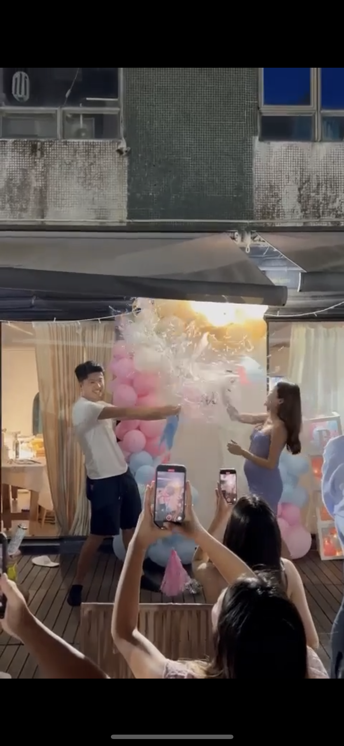 性別揭曉氣球佈置Baby Gender Reveal Balloon Deco