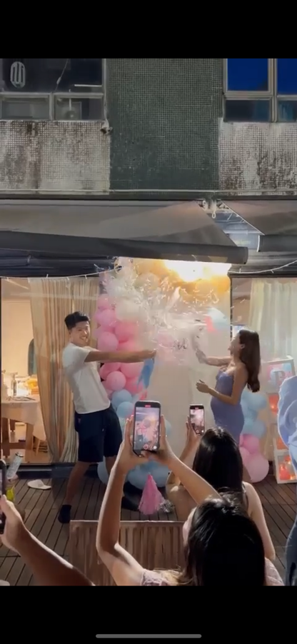 性別揭曉氣球佈置Baby Gender Reveal Balloon Deco
