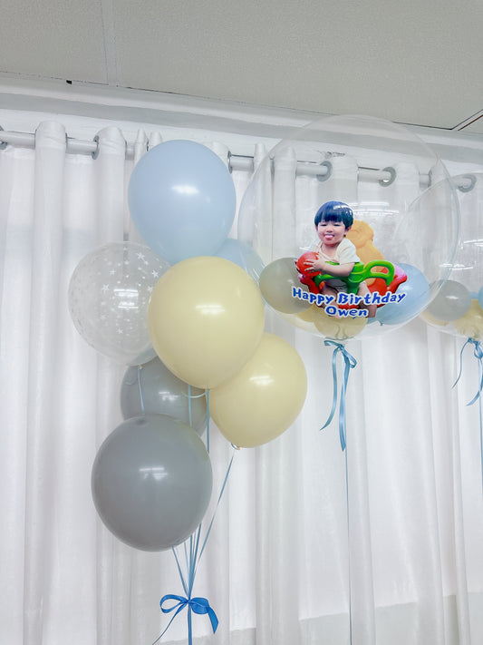 彩print bb樣氣球串套裝  Baby Balloon Bouquet Set