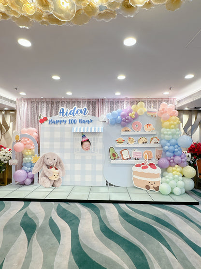 Jellycat 百日宴氣球佈置 Jellycat 100 Days Balloon Deco