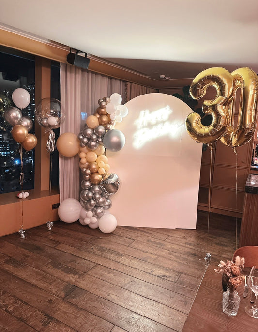 30歲生日氣球佈置30 years old Birthday Balloon Deco