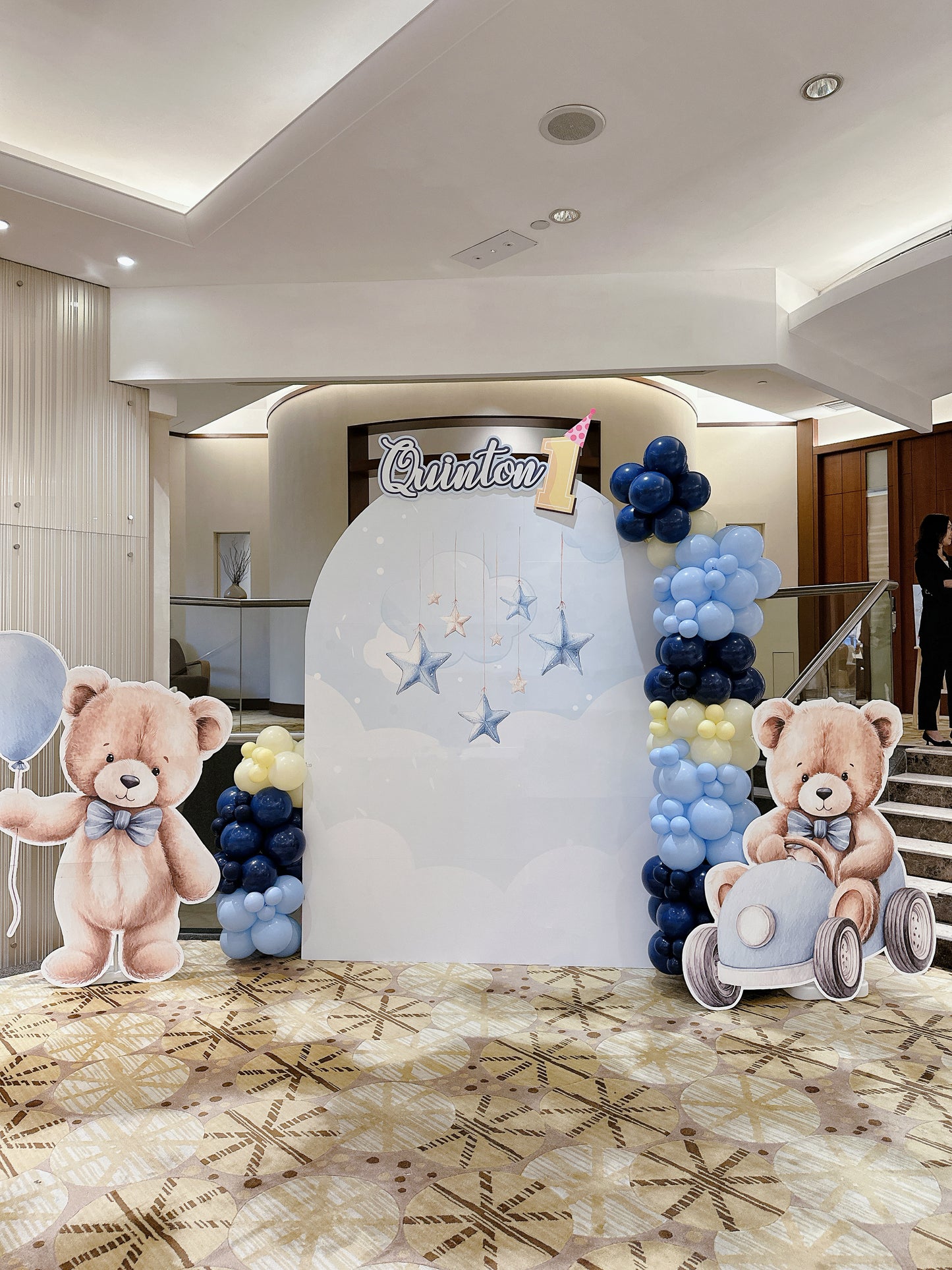 熊仔生日氣球佈置Teddy Bear Birthday balloon Deco