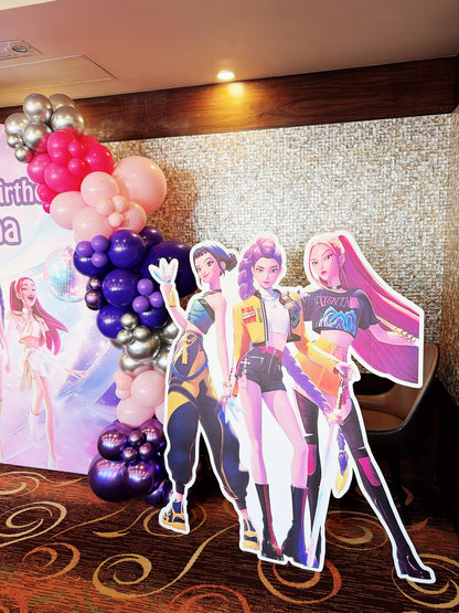 Demon Hunter生日氣球佈置Safari theme Birthday Balloon Deco