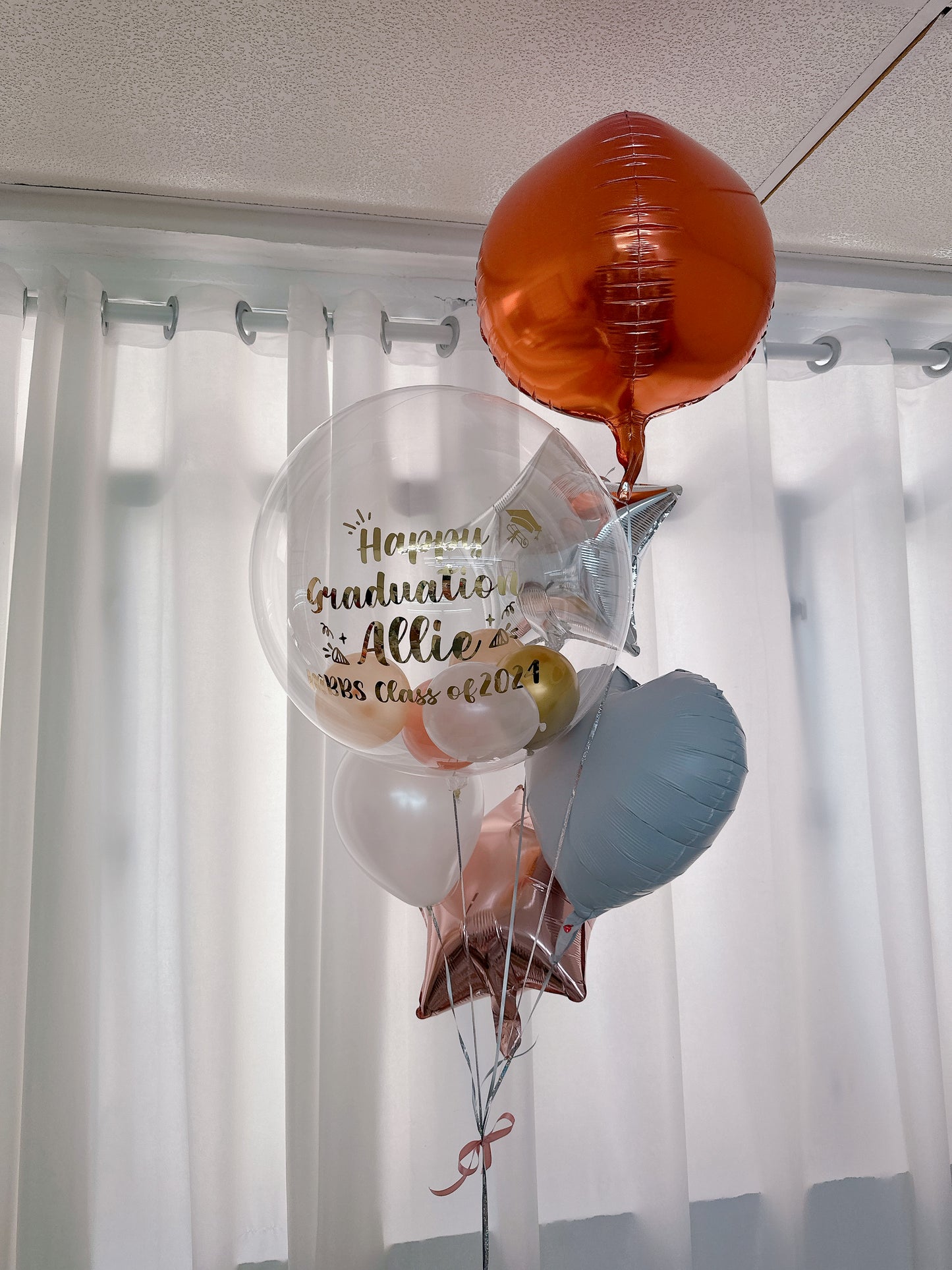 畢業氣球串套裝 Graduation Balloon Bouquet Set