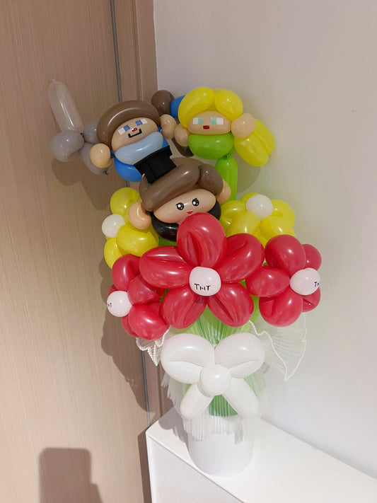 Minecraft氣球花束 Balloon Flower Bouquet