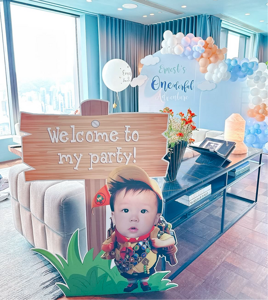 BB生日/百日宴迎賓牌 Welcome Board Set
