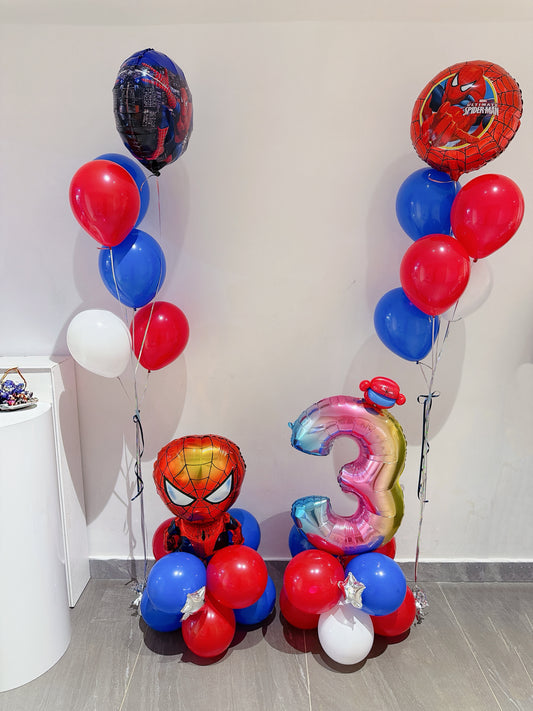 蜘蛛俠生日氣球套裝Spider Man Birthday Balloon Set