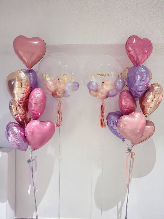 婚禮氣球串套裝 Wedding Balloon Bouquet Set