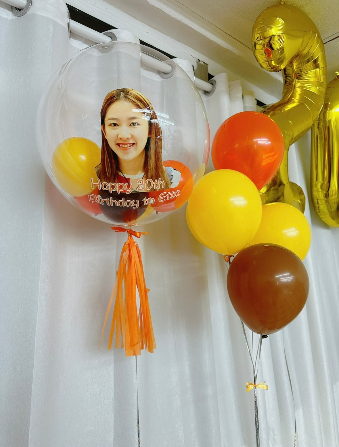 彩print相片氣球串套裝 Photo Printing Balloon Bouquet Set