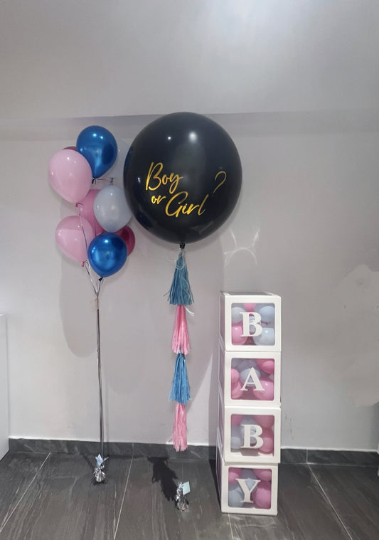 性別揭曉氣球套裝 Baby Gender Reveal Balloon Set