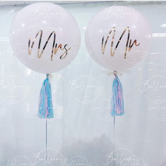 MR&MRS氣球串套裝 MR&MRS Balloon Bouquet Set