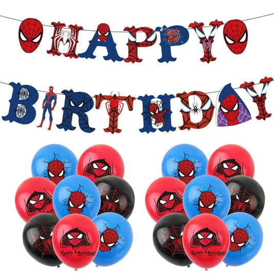 Spider Man主題生日氣球材料包