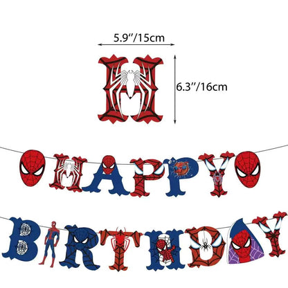 Spider Man主題生日氣球材料包